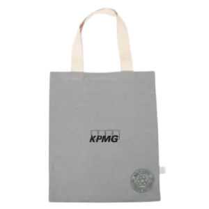 Oblique Ash Tote Bag-Grey