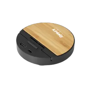Fuzo Bolt Wireless Charger & Mobile Stand-Black