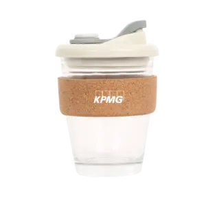 IGP Chic Glass Travel Mug-Ivory/Cork