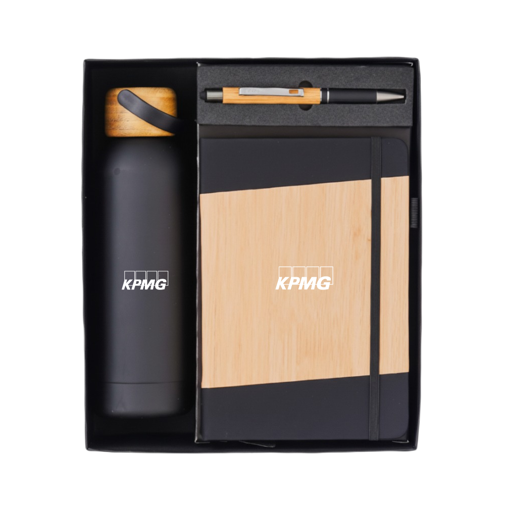 MG Wood Gift Set Of 3-Black