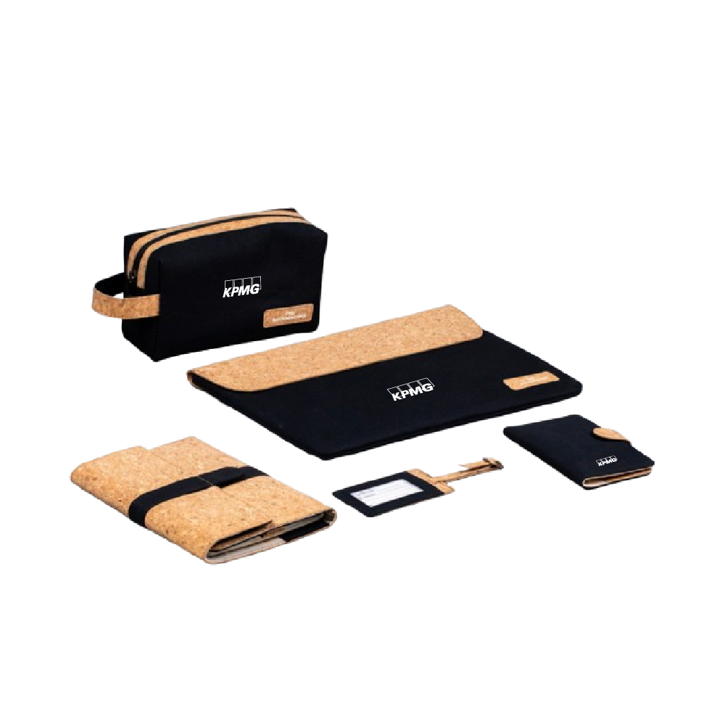 The Backbenchers Jordan Gift Set-Black/Cork