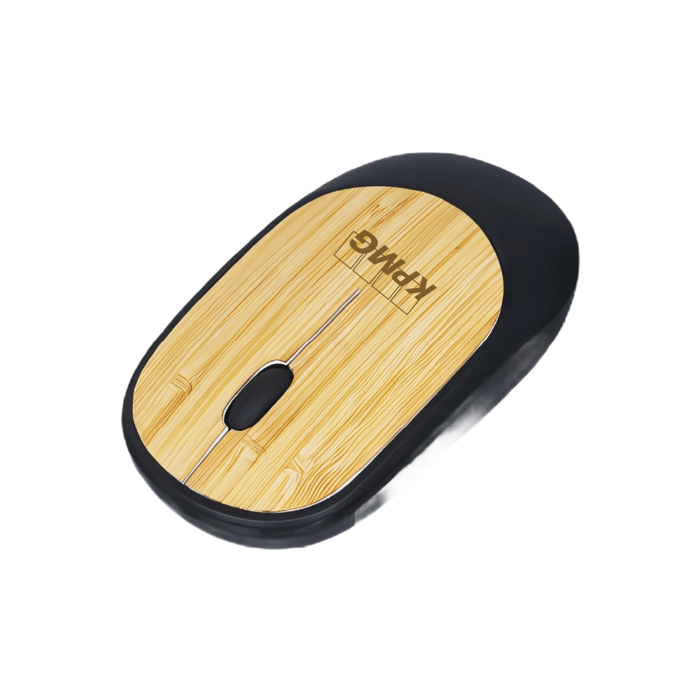 MG Bamboo Mouse-Black/Natural