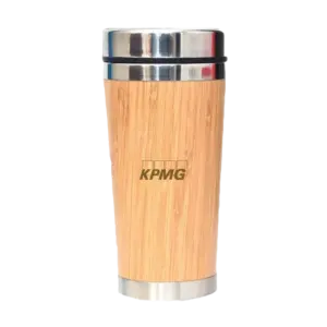 MG Insulated Bamboo Travel Mug-Natural