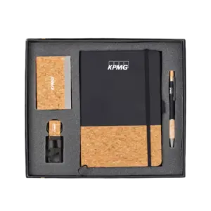 MG Black and Cork Gift Set of 4