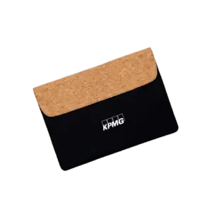 The Backbenchers Blake Laptop Sleeve-Black/Cork