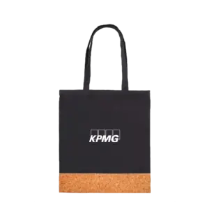 MG Cork Tote Bag-Black