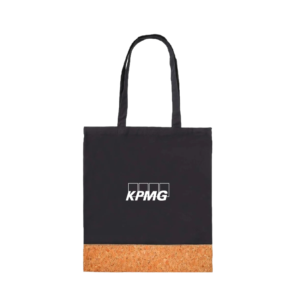 MG Cork Tote Bag-Black