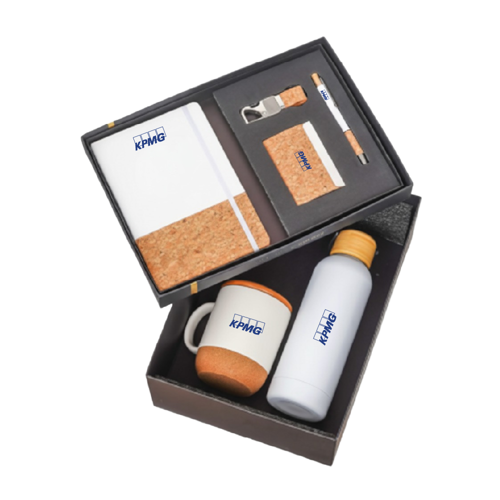MG Eco Cork and White Gift Set of 6