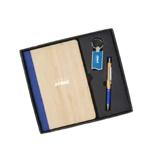 MG Wooden With Blue Gift Set of 3