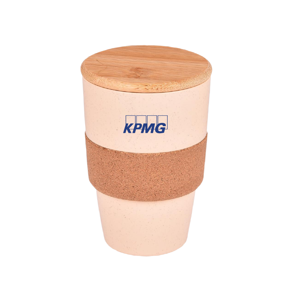 Urban Gear Eco-Cork Travel Mug-Natural