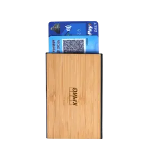 Offikraft Eco Cardy Card Holder-Natural