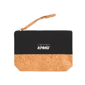 MG Cork and Black Utility Pouch