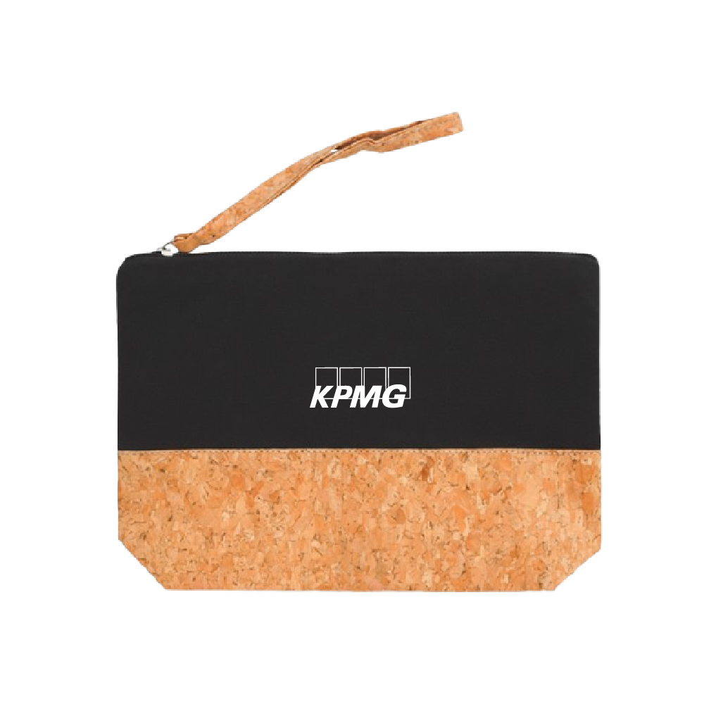MG Cork and Black Utility Pouch