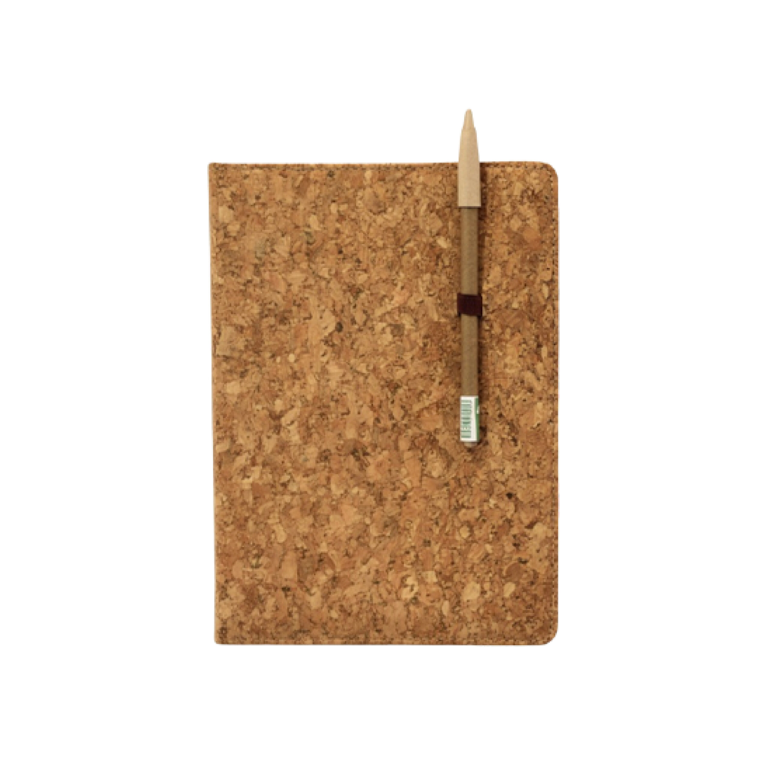 Element Cork Diary with Pen Holder-Cork