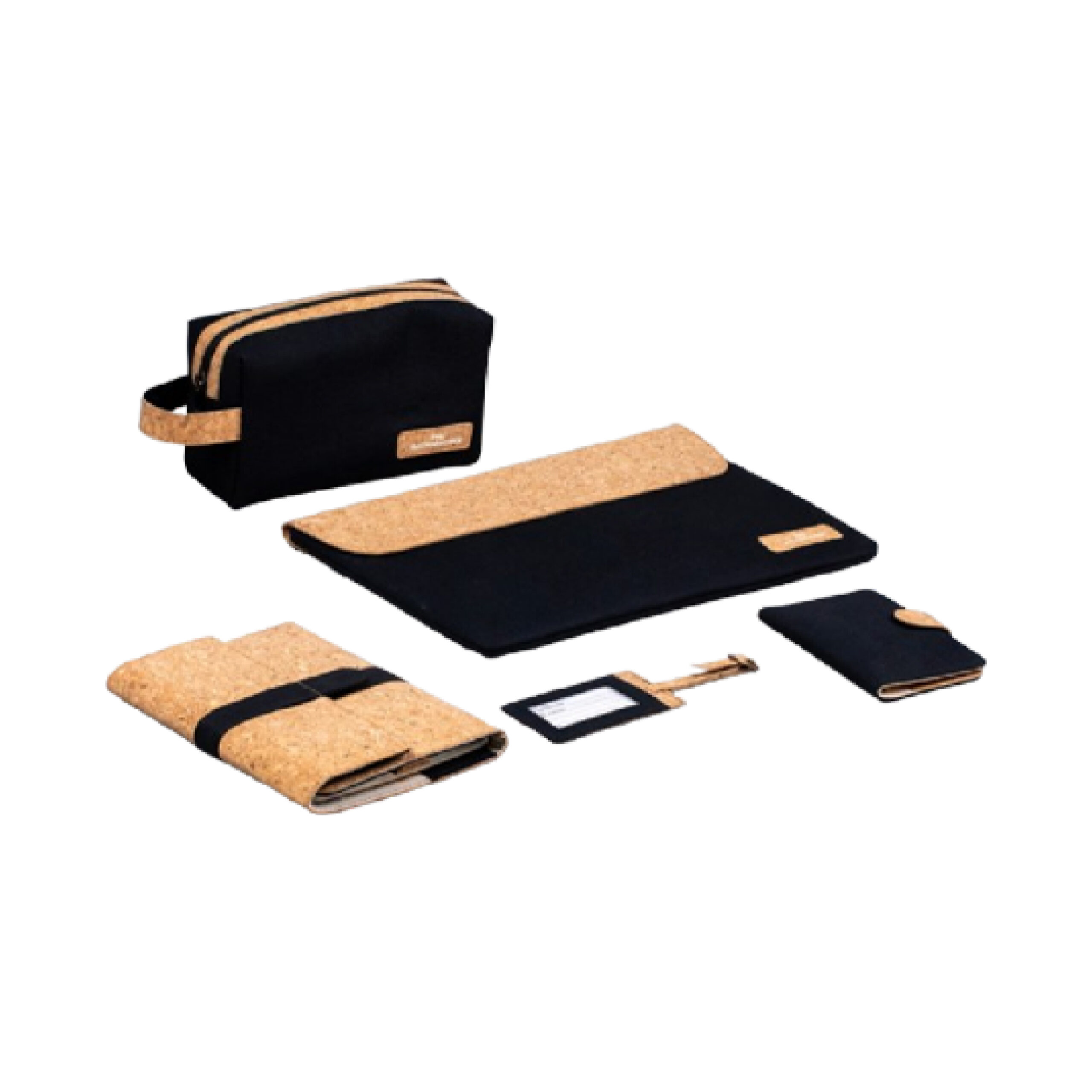 The Backbenchers Jordan Gift Set-Black/Cork