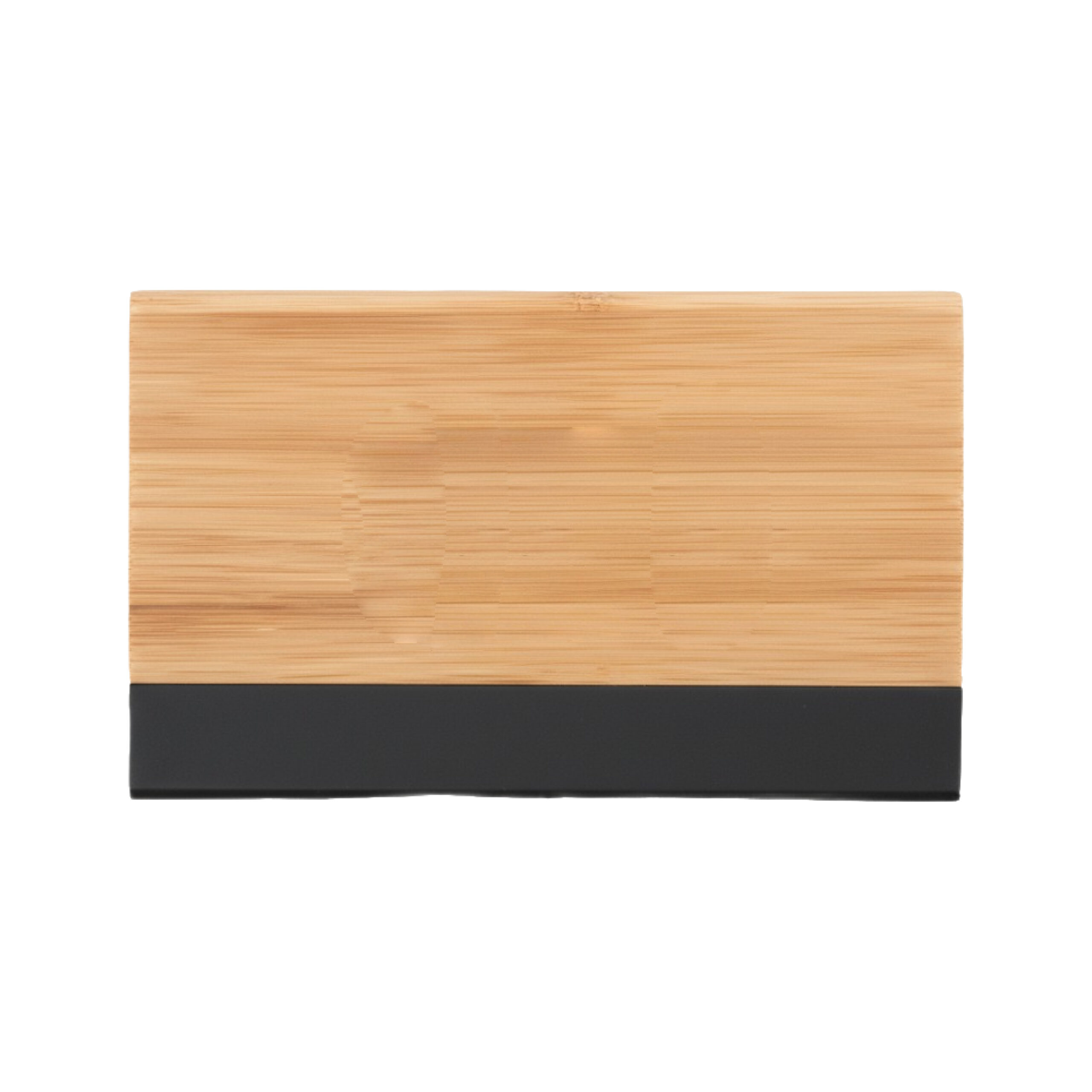 MG BambooPu Card Holder-Natural/Black