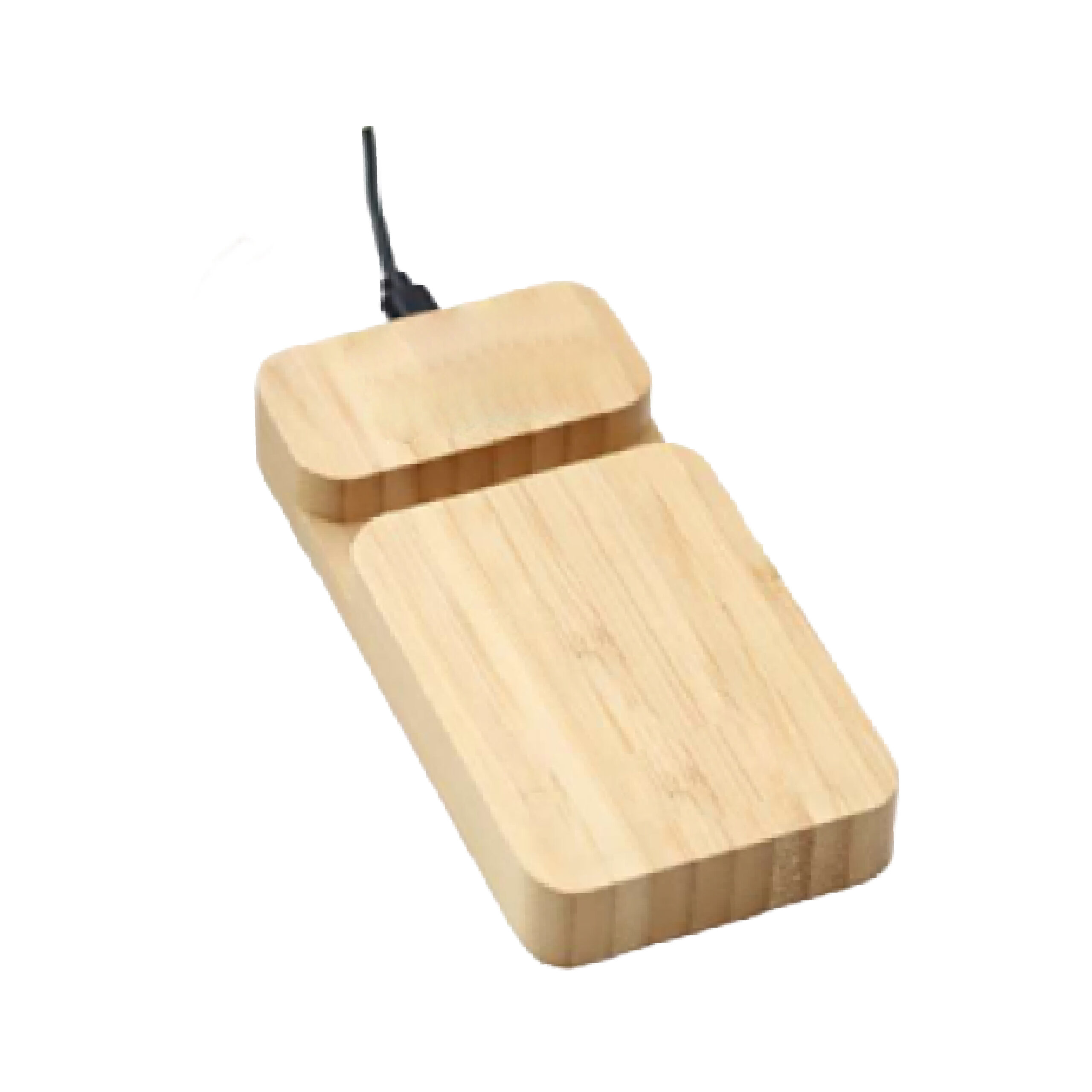 IGP Wireless Powerbank with Phone Stand-Wood