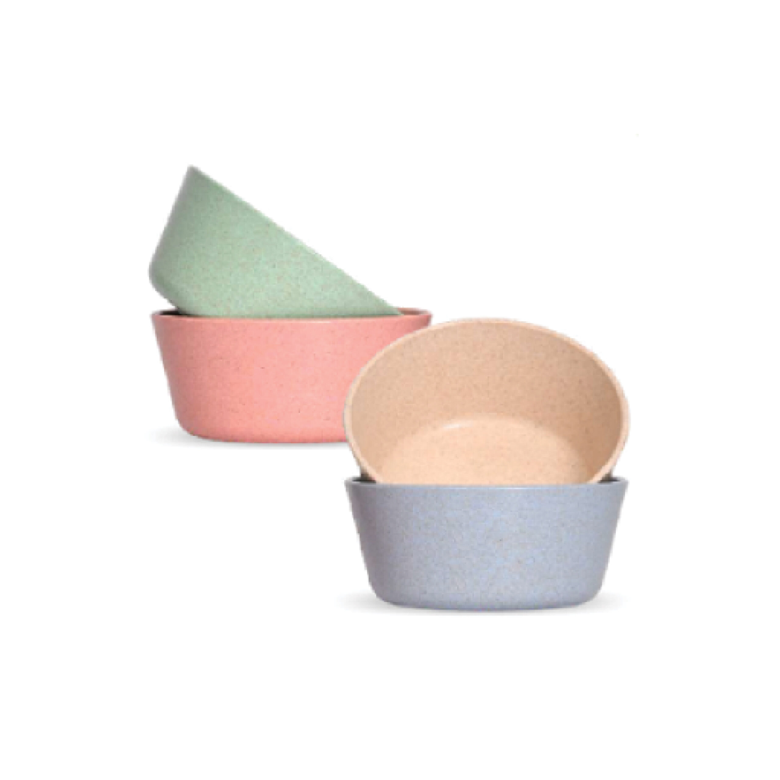 Eha Set of 4 Earth-Friendly Small Curry Bowls 175ml-Multi