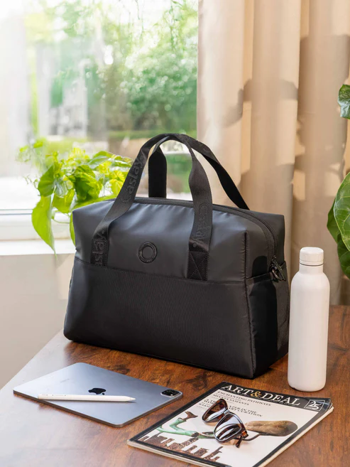 Caslay Sustainable Get Away Duffle Bag-Black - Image 2