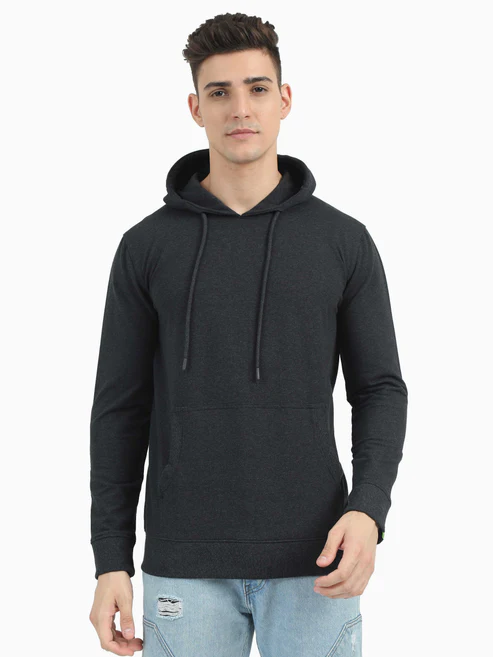 Caslay Sustainable Hoodie -Charcoal Melange