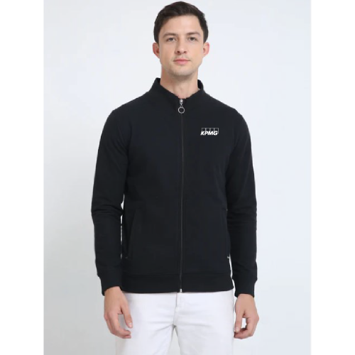 Caslay Sustainable High Neck Jacket-Black