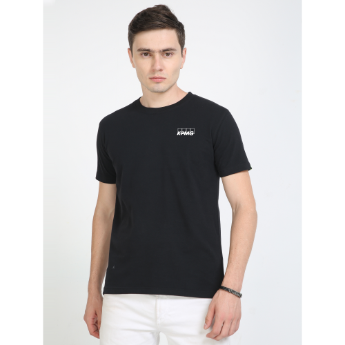 Caslay Sustainable Crew Neck T-Shirt - Black