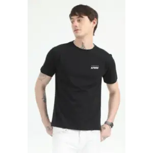 Caslay Sustainable Organic Crew Neck T-Shirt - Black