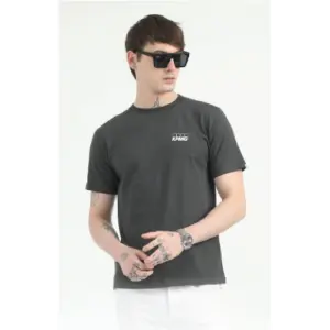 Caslay Sustainable Organic Crew Neck T-Shirt - Carbon Grey