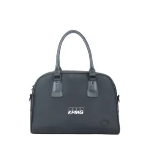 Caslay Sustainable Urban Folio Duffle Bag-Black