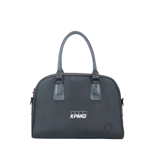 Caslay Sustainable Urban Folio Duffle Bag-Black