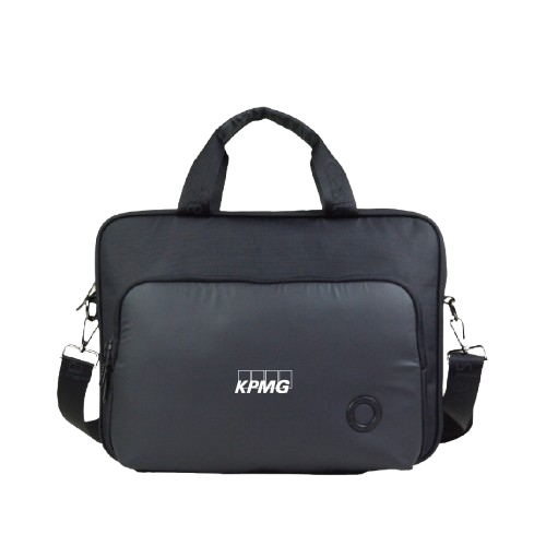 Caslay Sustainable Flex Case Sling Sleeve Laptop Bag-Black