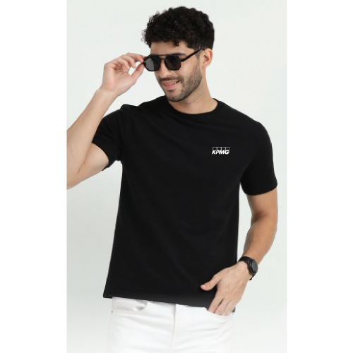 Caslay Sustainable Sweat Tee- Black