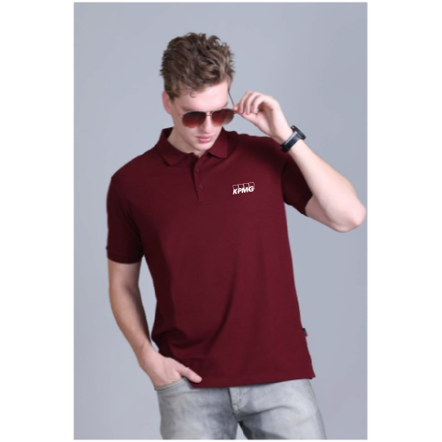 Indian Terrain Polo T-shirt - Maroon