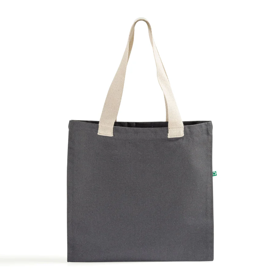 Oblique Ash Tote Bag-Grey
