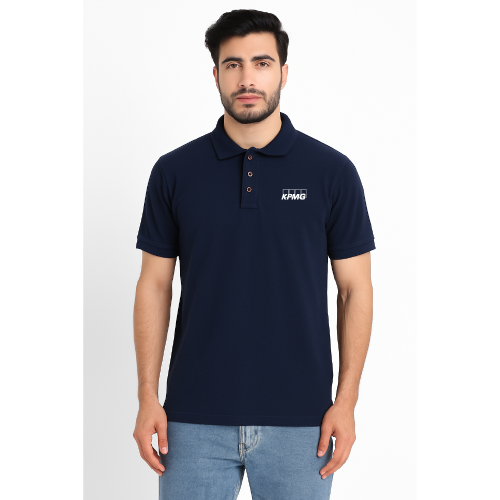 Swiss Military Polo T Shirt-Navy Blue