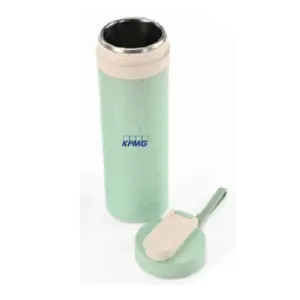 Eha-Eco Friendly Insulated Green Water Bottle & Sipper 600ml-Celeste