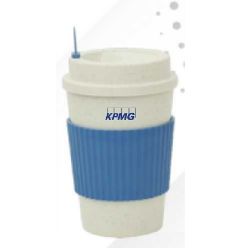 Fuzo ecoFloat Wheat Straw Mug-Blue