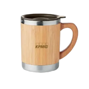 MG Insulated Bamboo Mug-Natural