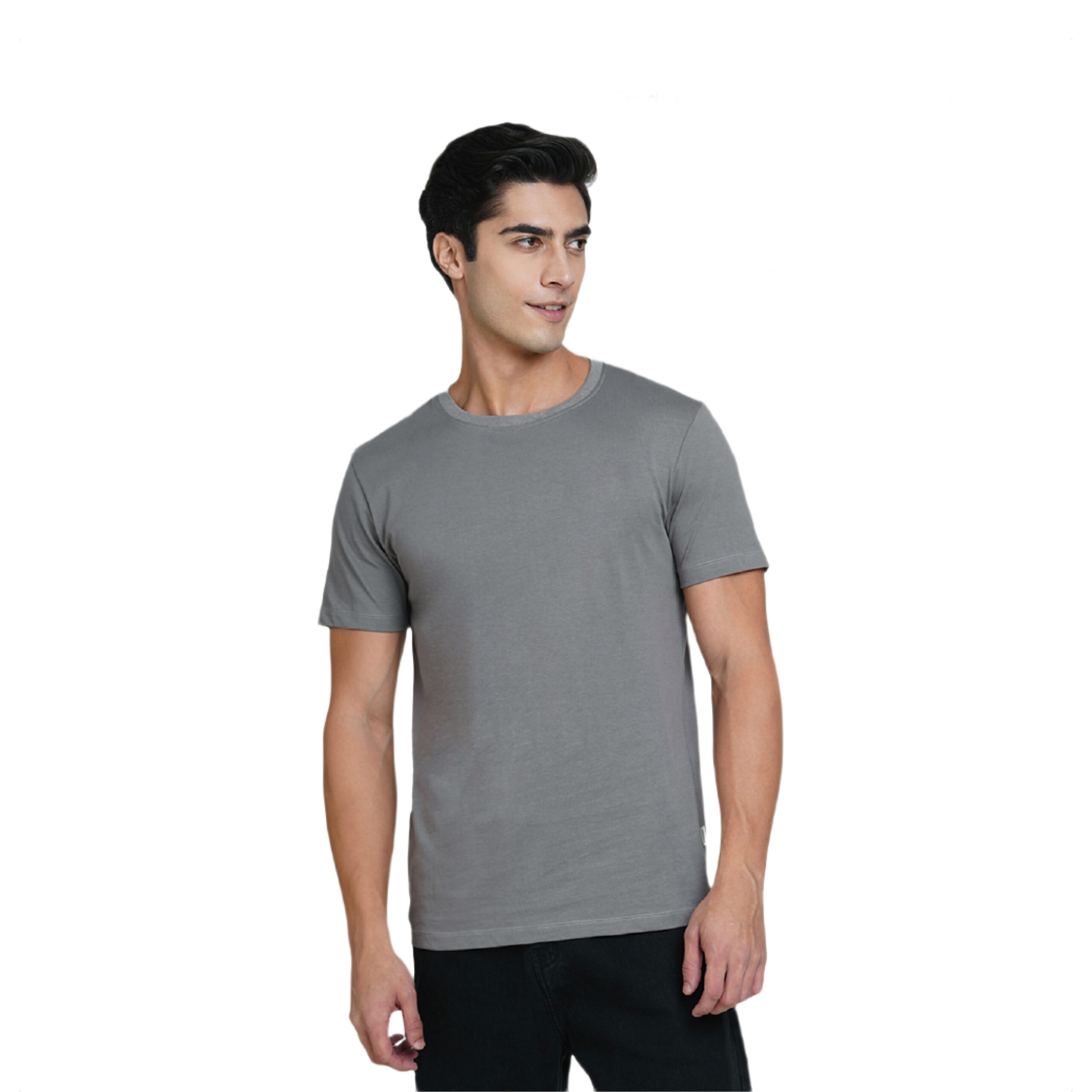 Jack And Jones Joren Round Neck T Shirt-Grey
