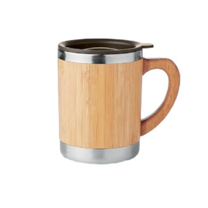 MG Insulated Bamboo Mug-Natural