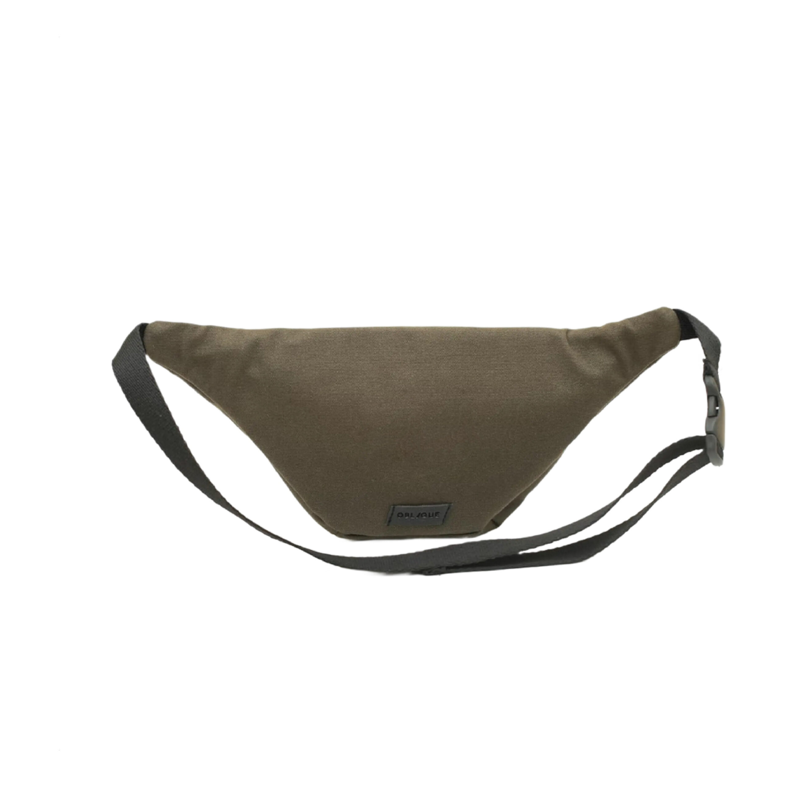 Oblique Fanny Sling Bag-Olive