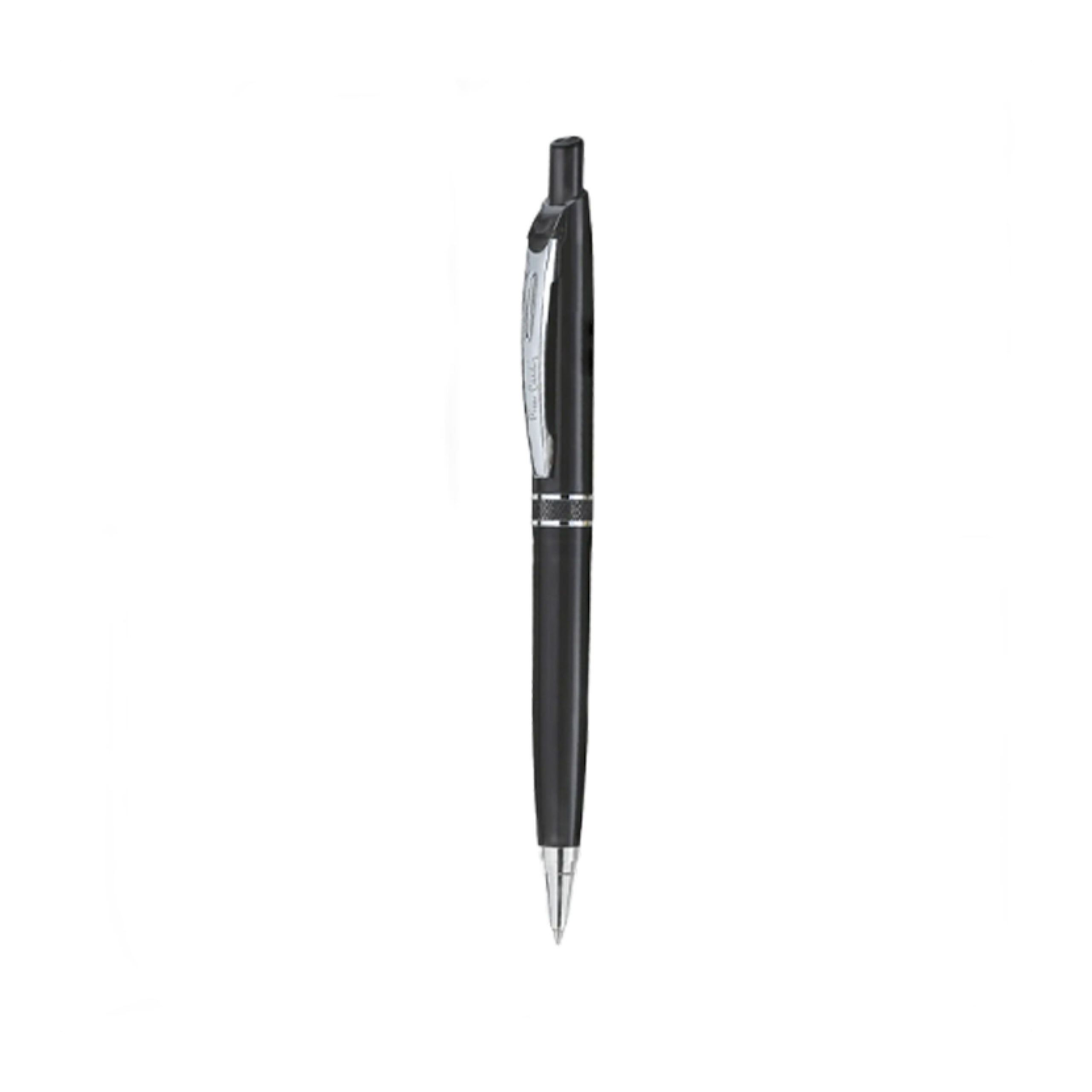 Pierre Cardin Success Silver Premium Ball Pen-Black