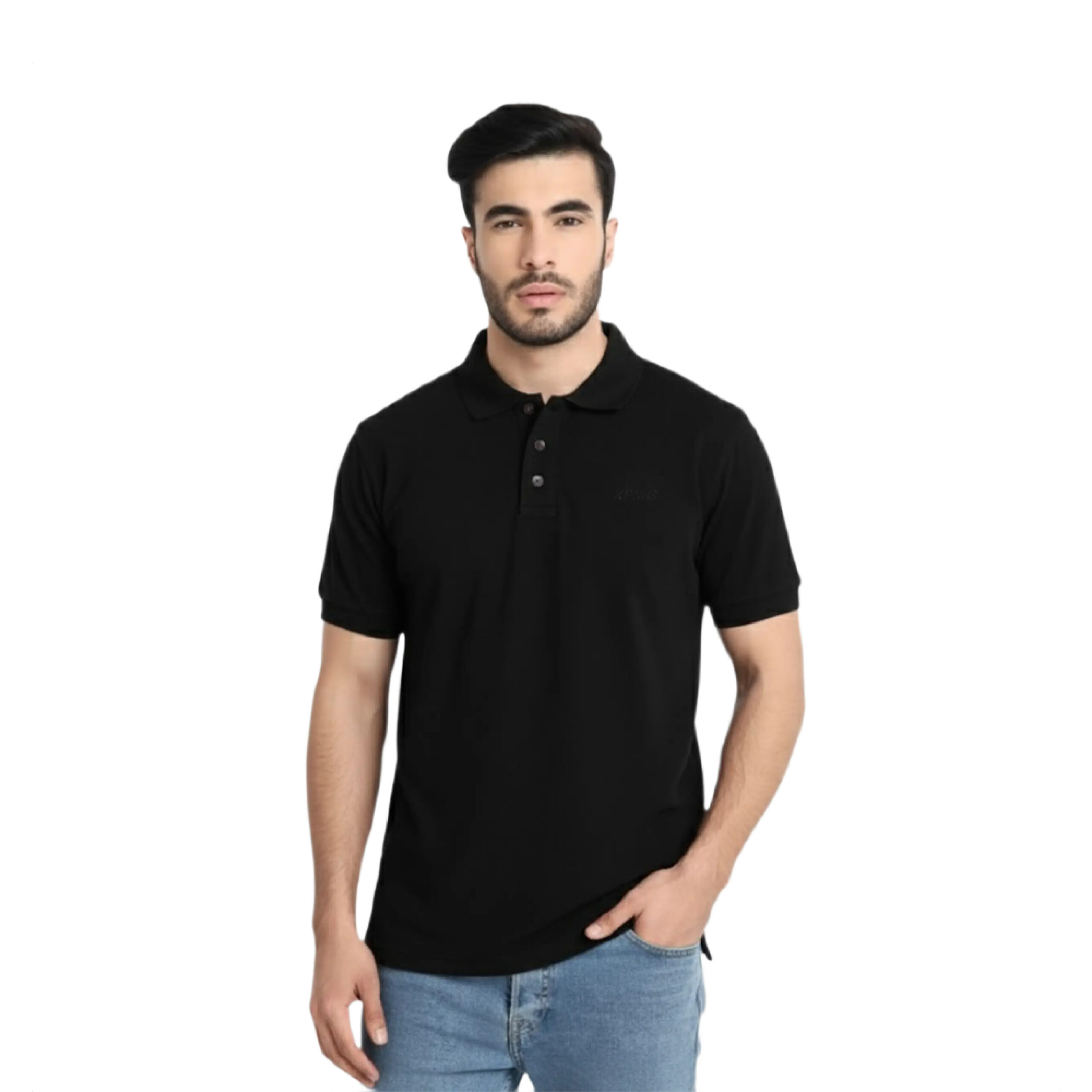 Swiss Military Polo T Shirt-Black