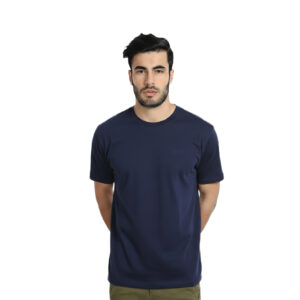 Swiss Military Round Neck T Shirt-Navy Blue