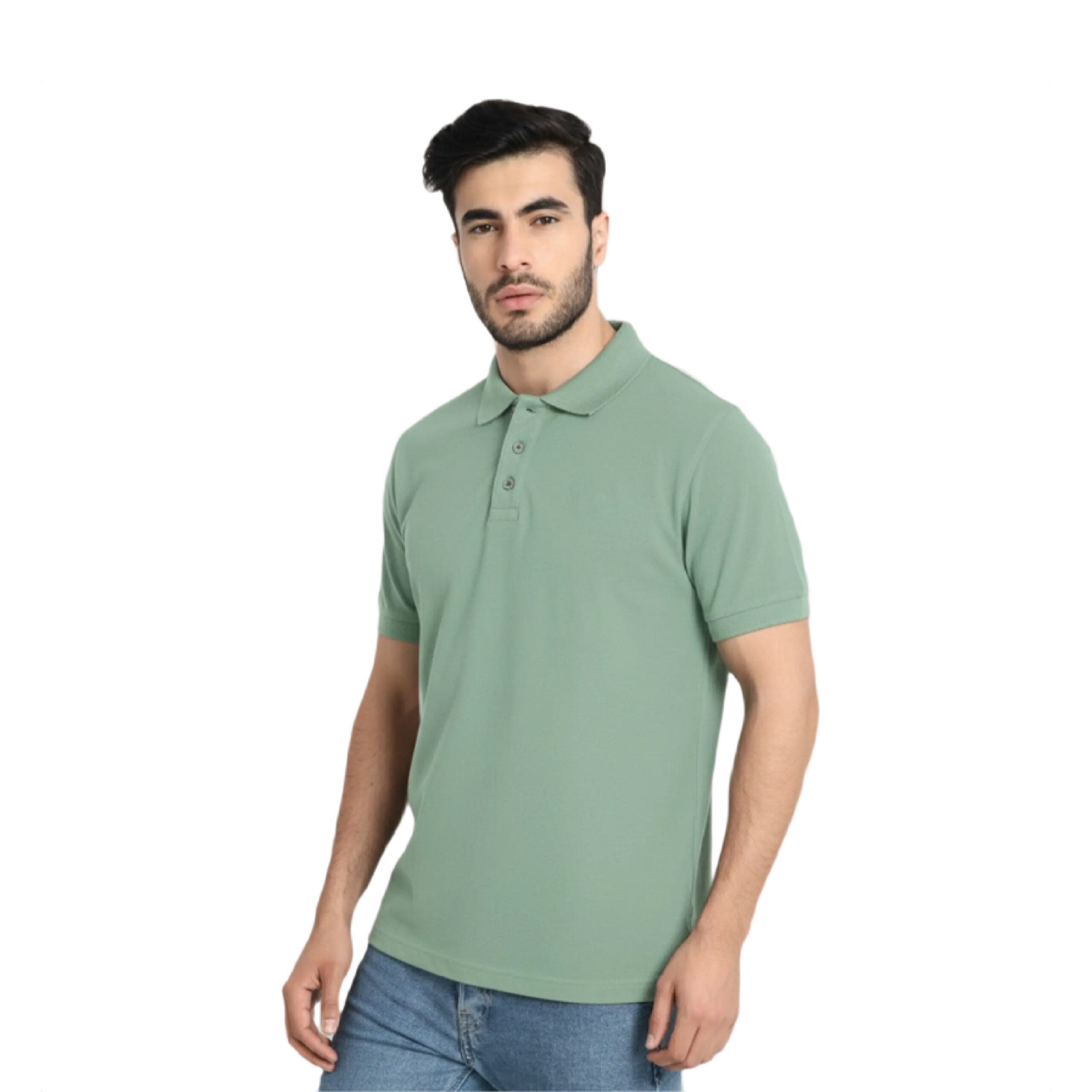 Swiss Military Polo T Shirt-Sea Green
