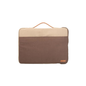 Oblique Skittles Laptop Sleeve-Brown/Beige