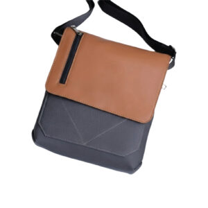 The Backbencher Voyage Sling Bag-Grey/Tan