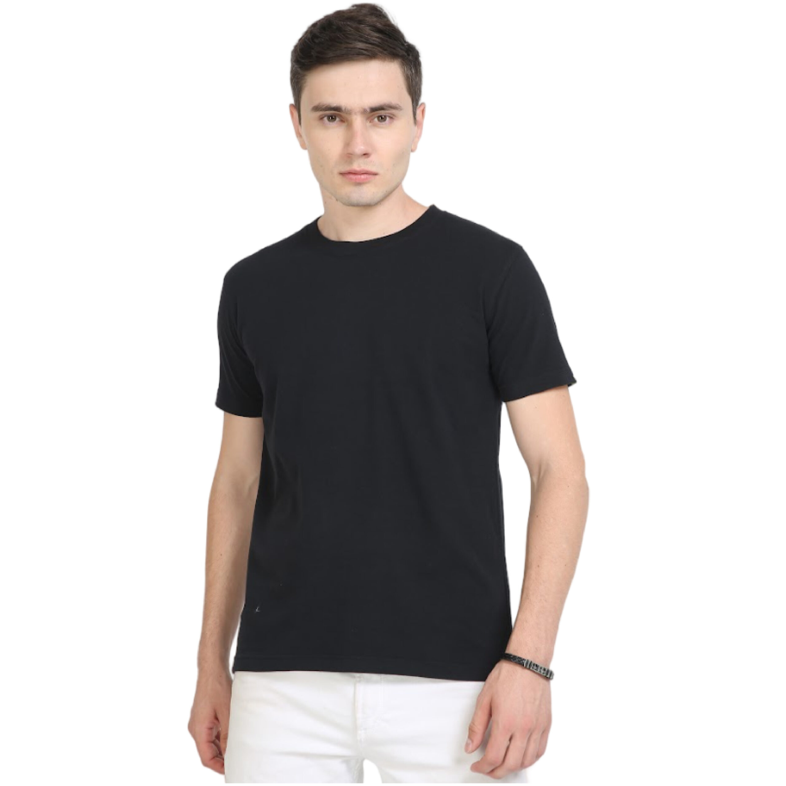 Caslay Sustainable Crew Neck T-Shirt - Black