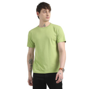 Caslay Sustainable Organic Crew Neck T-Shirt -Olive Green