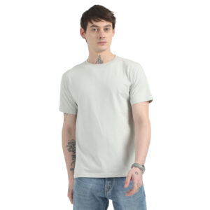 Caslay Sustainable Organic Crew Neck T-Shirt -Stom Grey